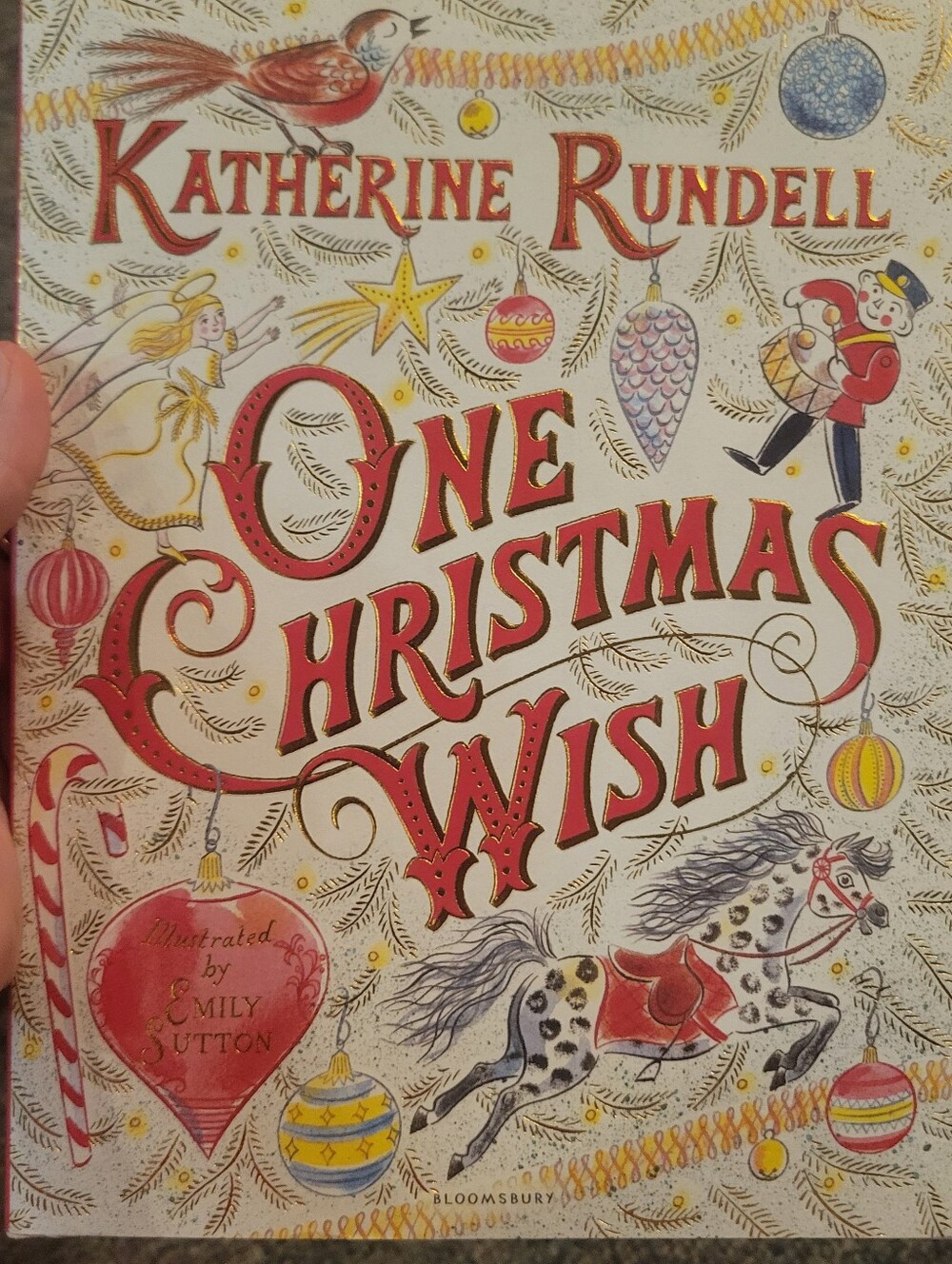 🔥5/$20 Hardcover One Christmas Wish By Katherine Rundell